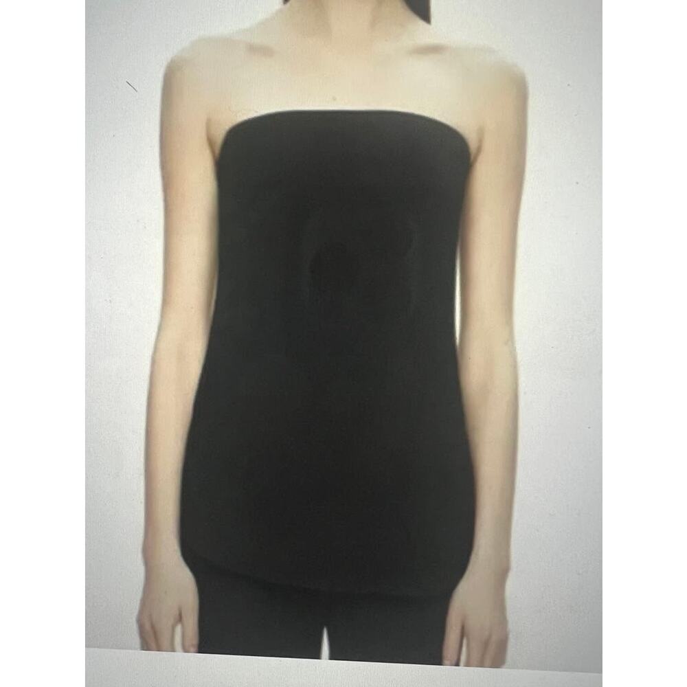 Theory Women Size 10 NWT Zalballa Rosina Strapless Crepe Top